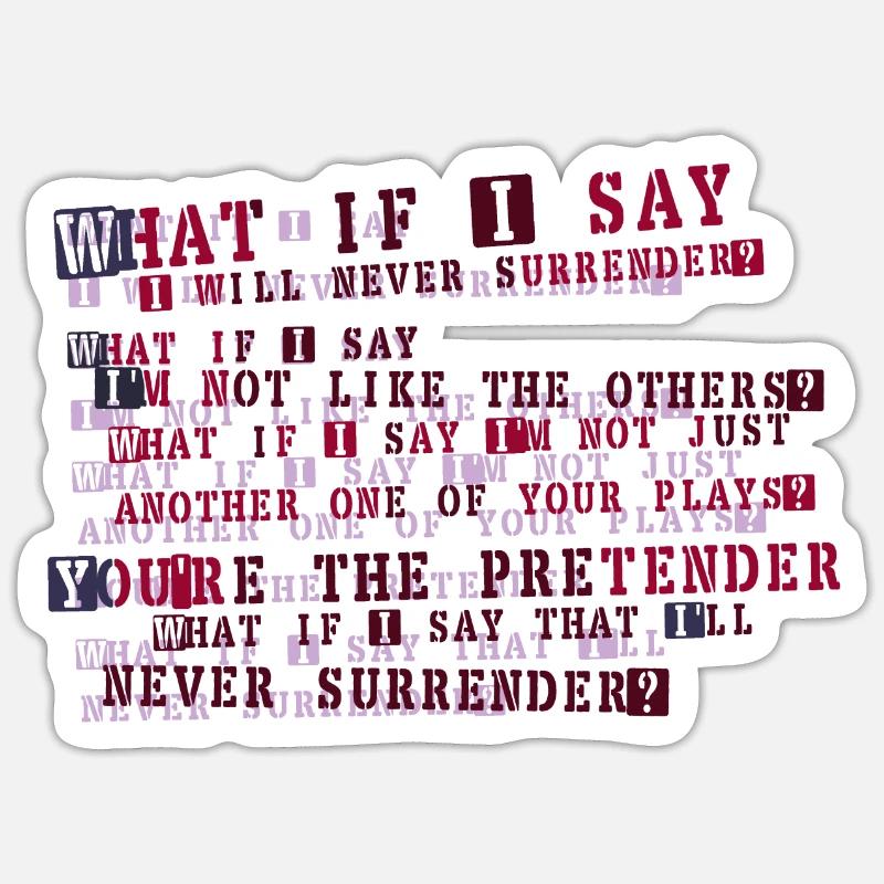 Sticker size S (10 x 10 cm) - 