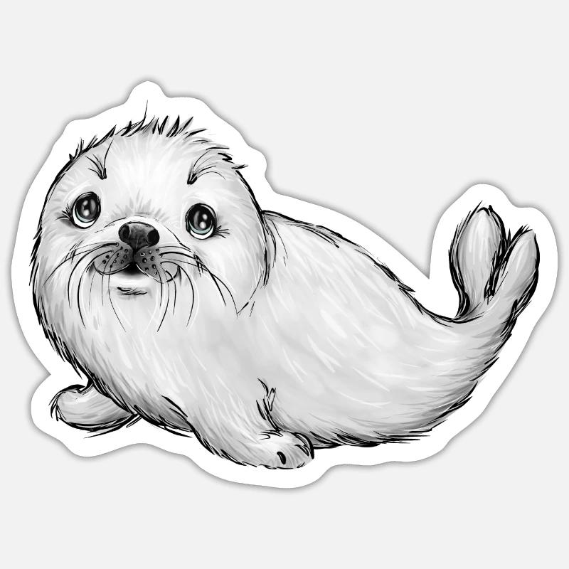 Robbe Sticker Größe S (10 x 10 cm)