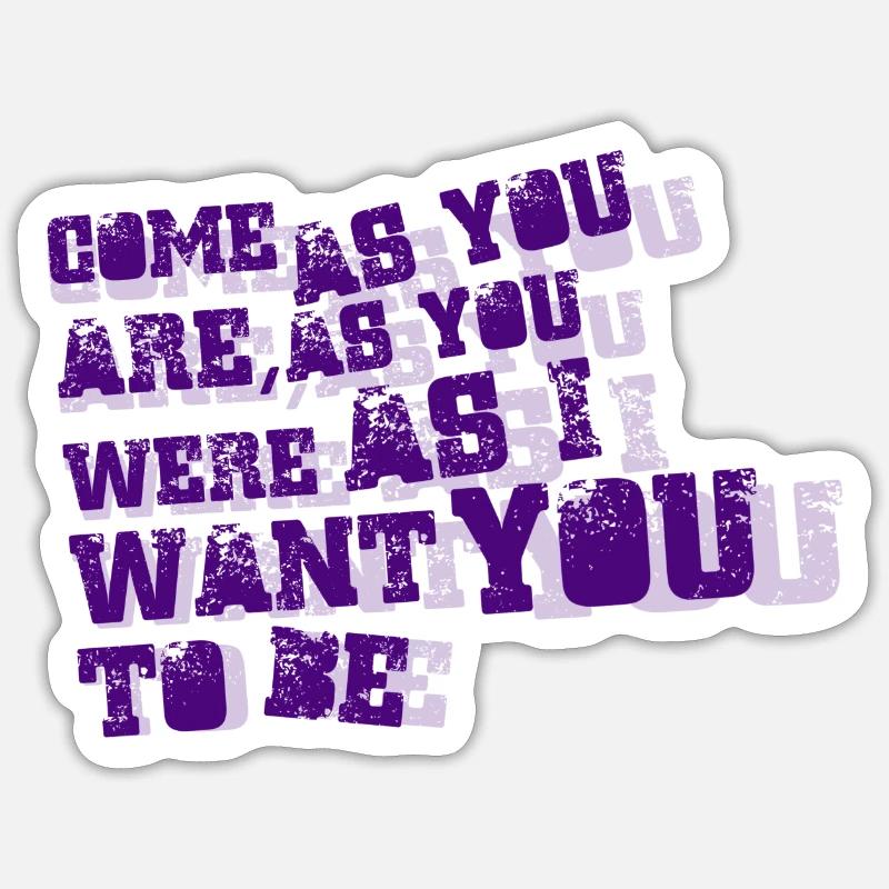 Nirvana - Venez comme vous êtes Sticker taille S (10 x 10 cm)