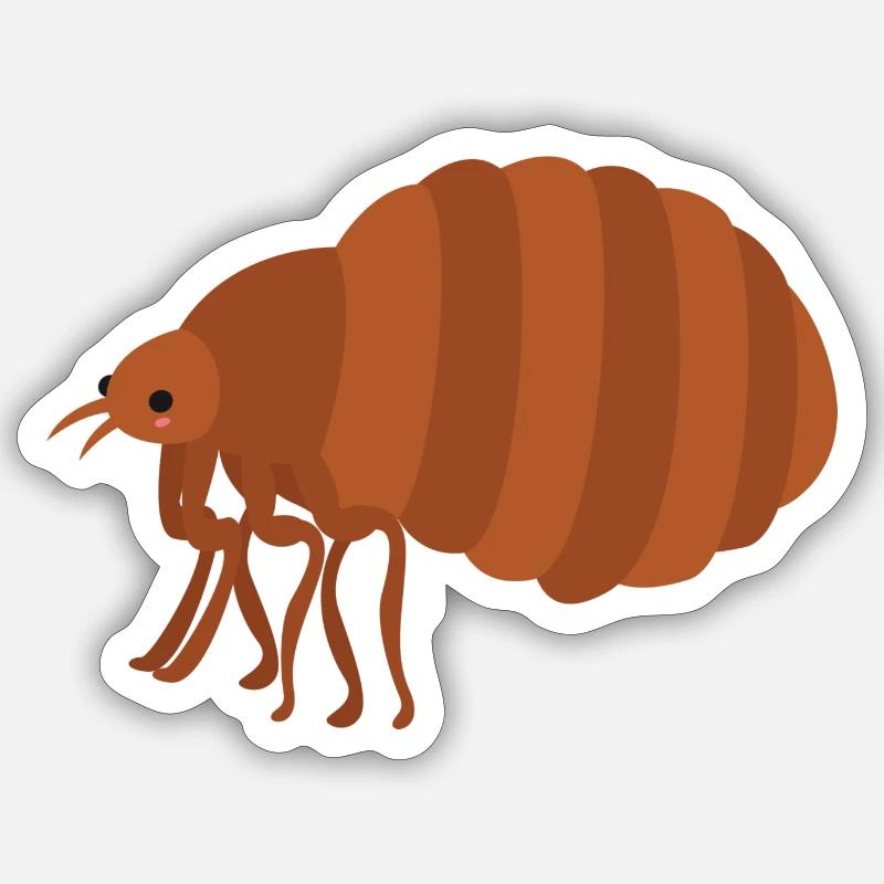 Flo - Sticker size S (10 x 10 cm) - white matte