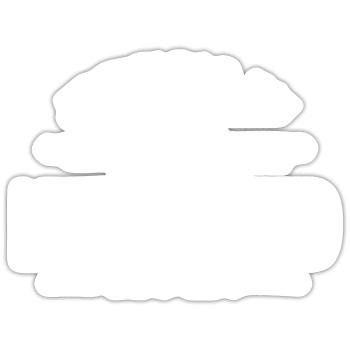 j'peux pas j'ai cap nord cadeau humour camping car - Sticker taille S (10 x 10 cm) - blanc mat - Devant