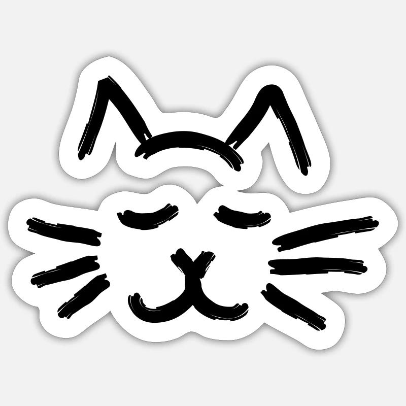 Chat-Zen Sticker Größe S (10 x 10 cm)