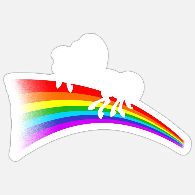 Sleipnir Bifröstr3 - Sticker Größe S (10 x 10 cm) - Mattweiß