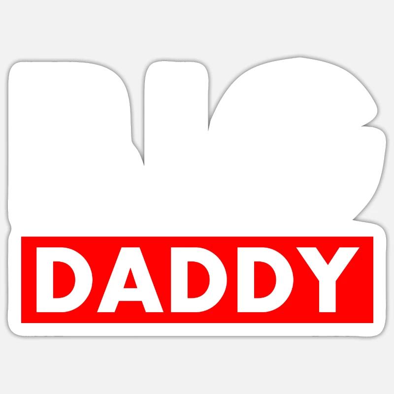 BIG DADDY Sticker taille S (10 x 10 cm)