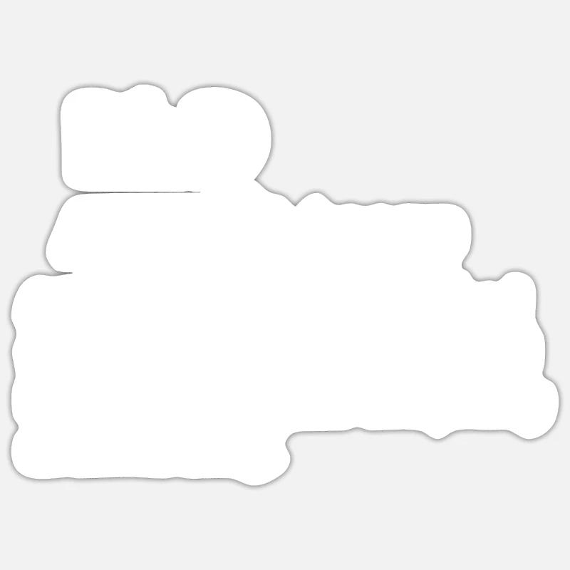 Sticker Größe S (10 x 10 cm) - 