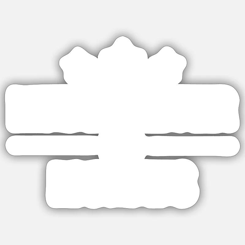 Mitarbeiter des Monats Sticker Größe S (10 x 10 cm)