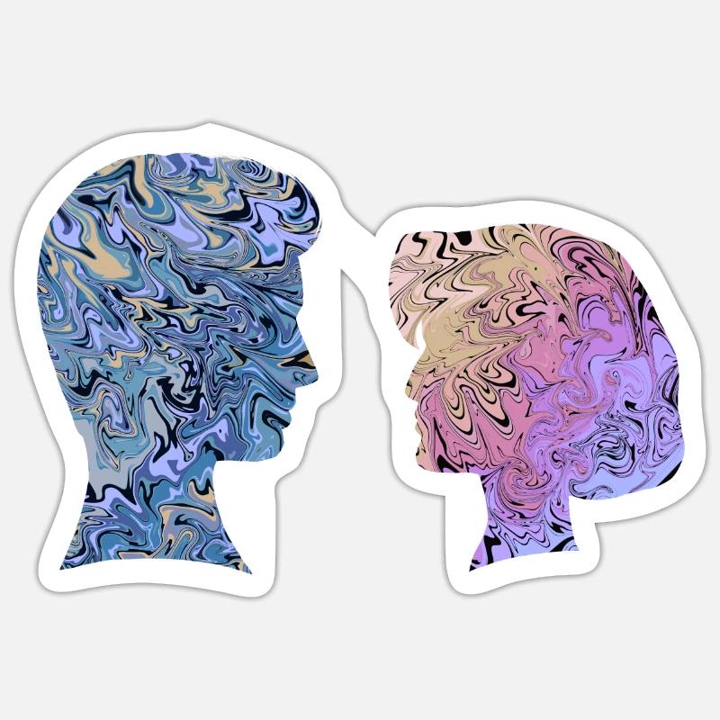 Our beloved agents Sticker size S (10 x 10 cm)