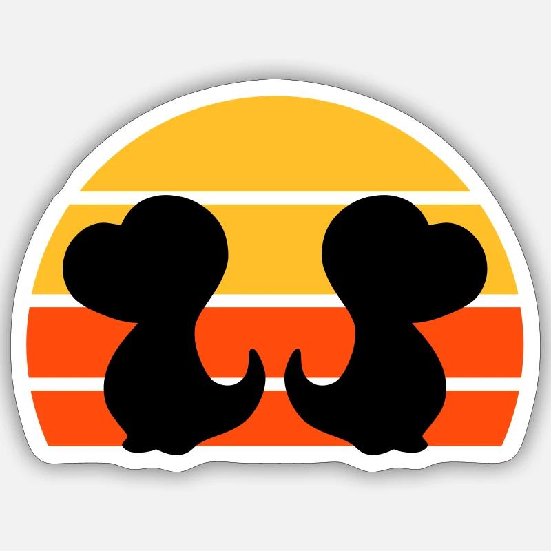 Sticker Größe S (10 x 10 cm) - 