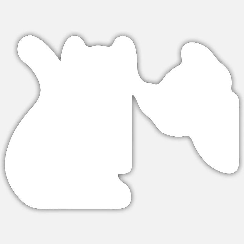 Cat Katze Sticker size S (10 x 10 cm)
