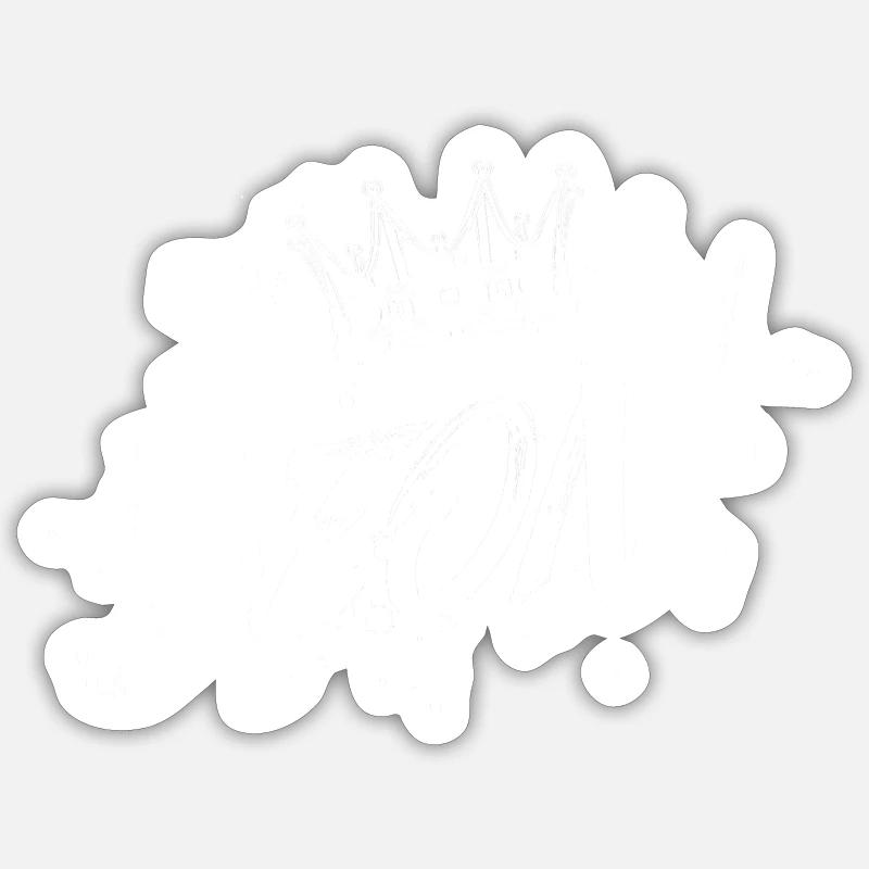 Leon - Sticker size S (10 x 10 cm) - white matte