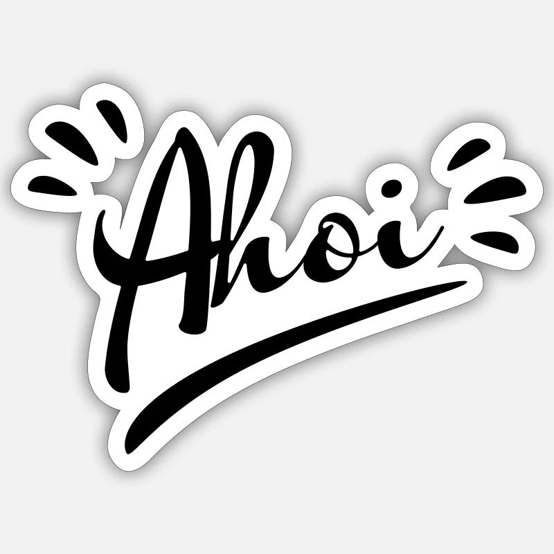 Ahoi Sticker Größe S (10 x 10 cm)