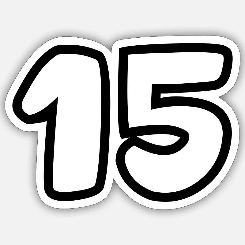 15 - Sticker taille S (10 x 10 cm) - blanc mat
