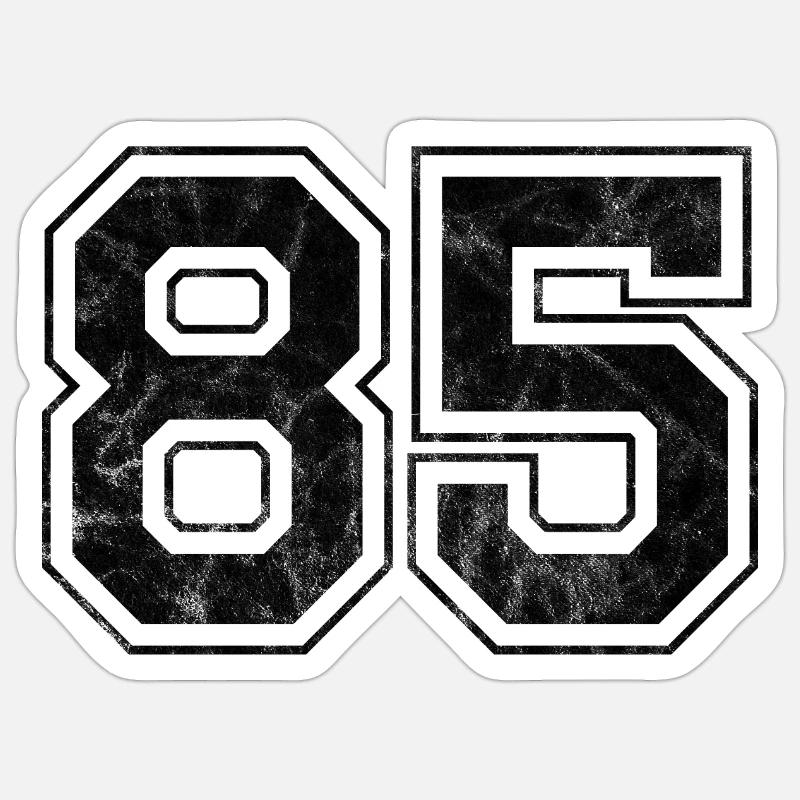 Numéro 85 Sticker taille S (10 x 10 cm)