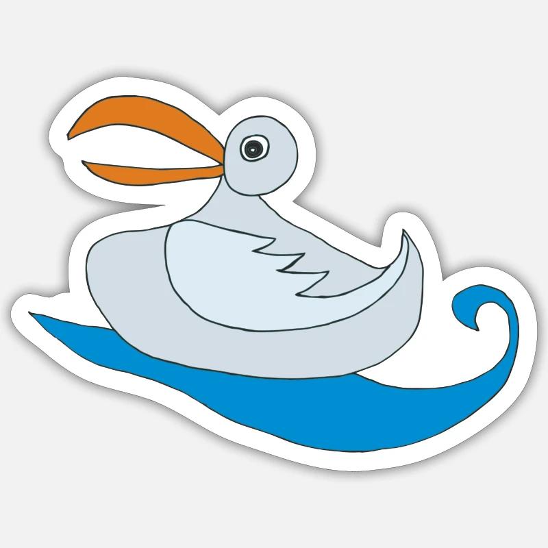 gull Sticker size S (10 x 10 cm)
