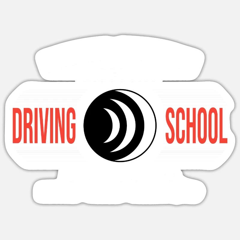 Auto-école Sticker taille S (10 x 10 cm)