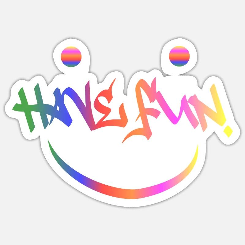 Amusez-vous Sticker taille S (10 x 10 cm)