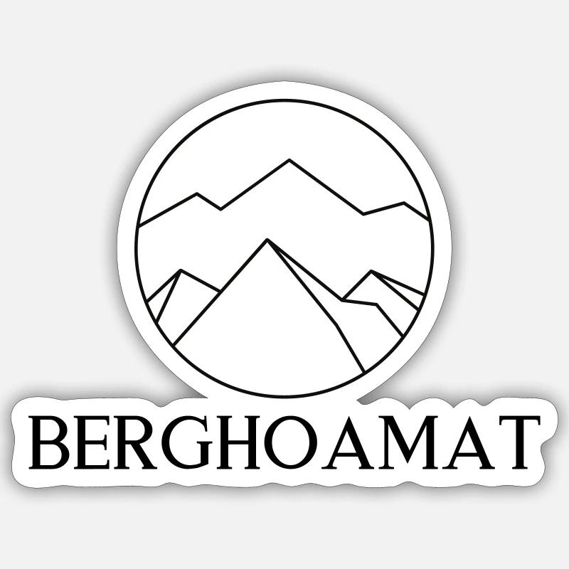 BERGHOAMAT Sticker taille S (10 x 10 cm)