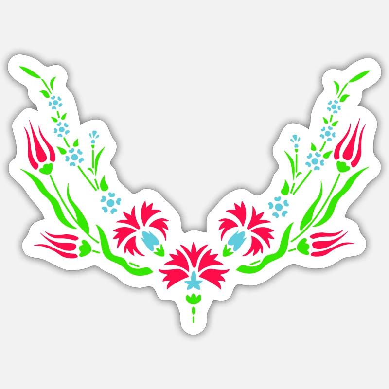 Les fleurs préférées du sultan Sticker taille S (10 x 10 cm)