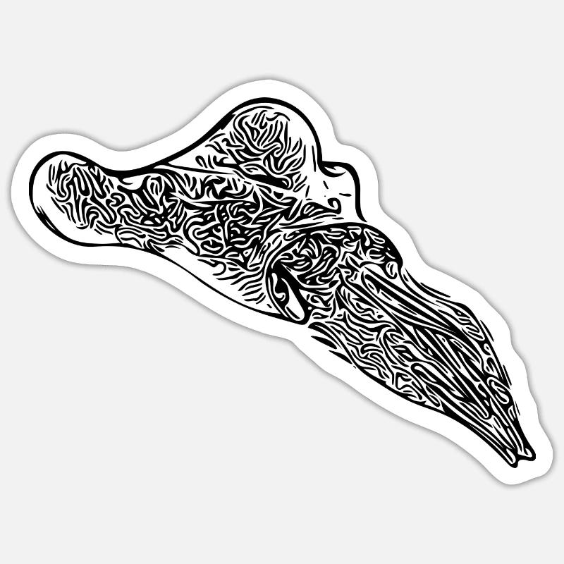 Vintage Cuttlefish Sticker size S (10 x 10 cm)