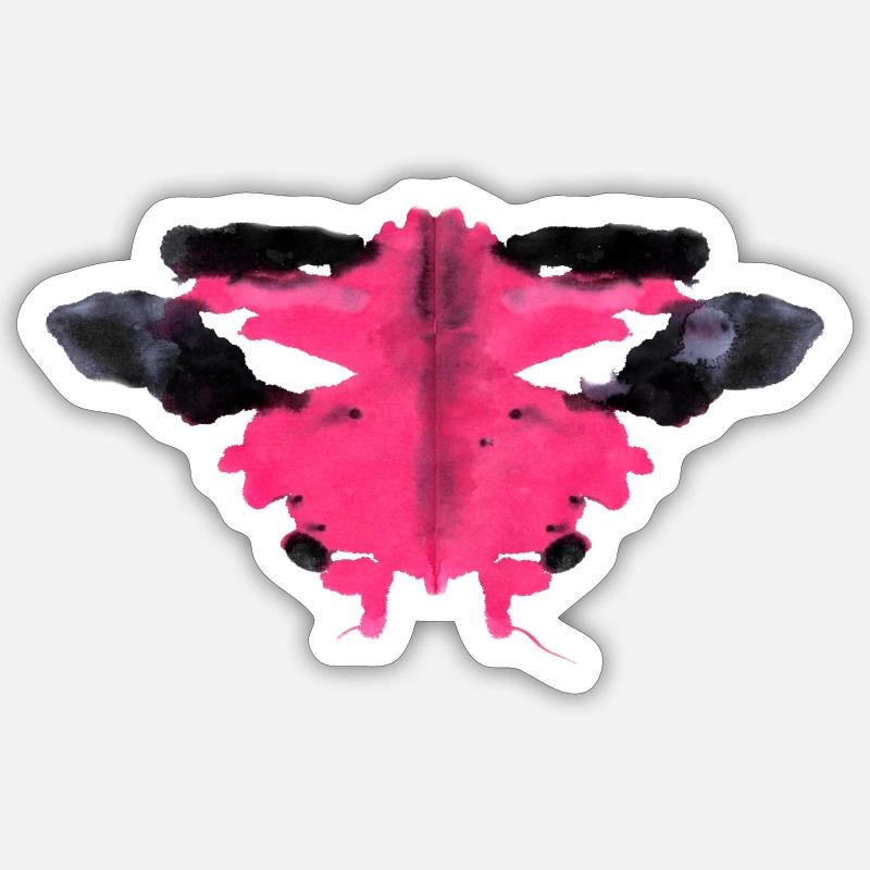 Der Untätige - Sticker Größe S (10 x 10 cm) - Mattweiß