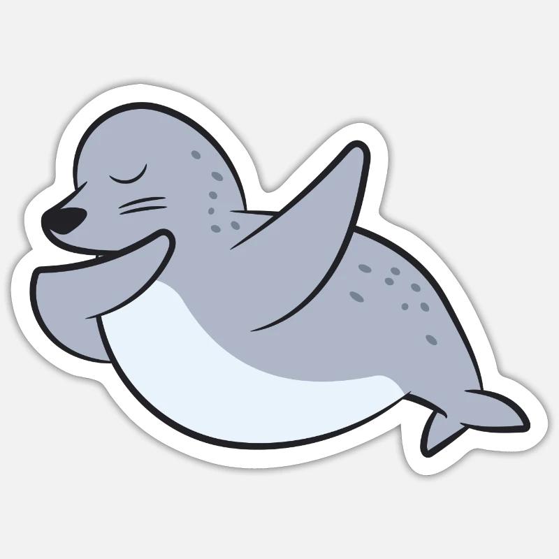 Sceau - Dab, dabbing, dabbing, danse Sticker taille S (10 x 10 cm)