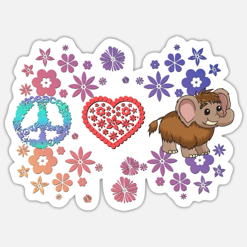 Sticker Größe S (10 x 10 cm) - 