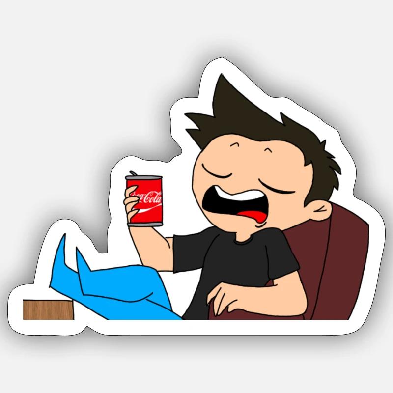 Chiby marv coca Sticker taille S (10 x 10 cm)
