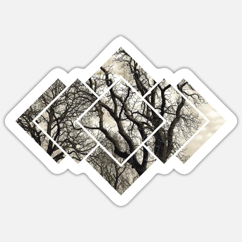 Tree Pattern Sticker size S (10 x 10 cm)