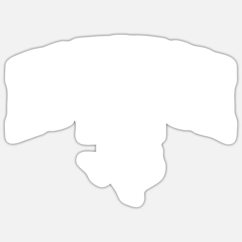 houston plan plan Sticker taille S (10 x 10 cm)