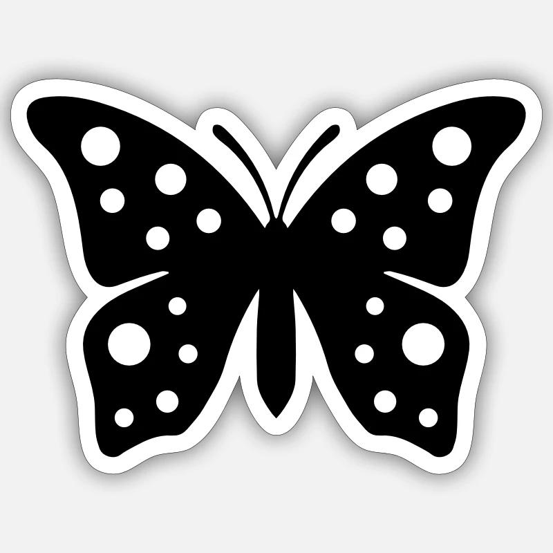 Butterfly Symbol Sticker size S (10 x 10 cm)