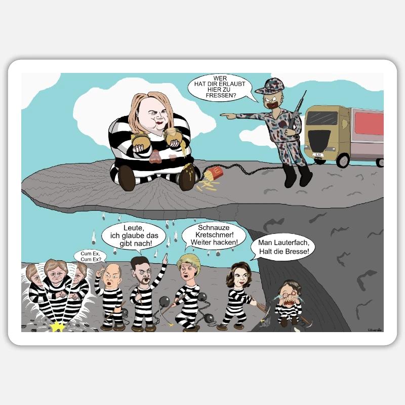 Sticker Größe S (10 x 10 cm) - 