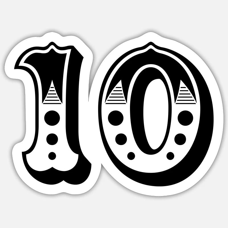 Sticker taille S (10 x 10 cm) - 