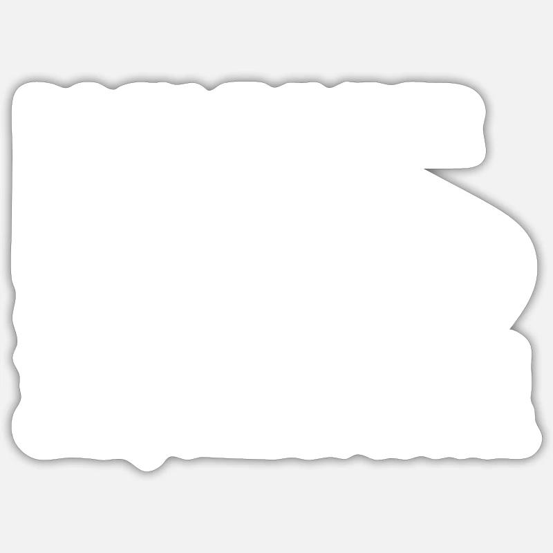 bouldering - Sticker Größe S (10 x 10 cm) - Mattweiß