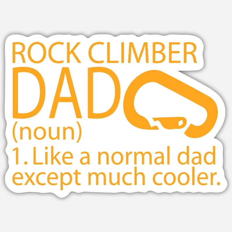 Climber - Sticker size S (10 x 10 cm) - white matte