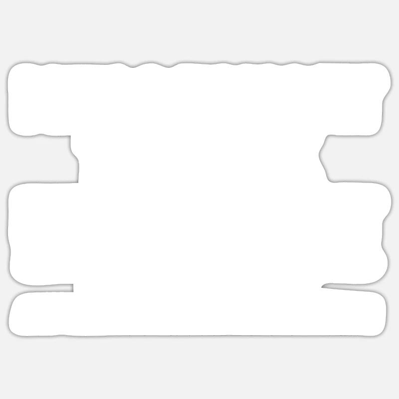 On m’a appris à réfléchir avant d’agir Sticker taille S (10 x 10 cm)