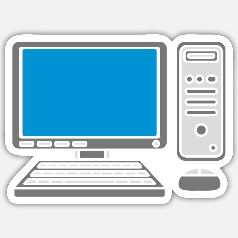 Keyboard Mouse Screen Computer Sticker size S (10 x 10 cm)