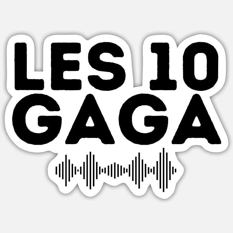chanteuse, chanteuse célèbre, star de la pop - Sticker taille S (10 x 10 cm) - blanc mat
