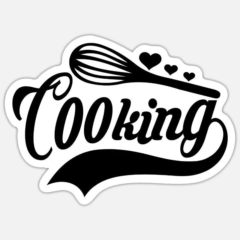 Cuisson Kochen Sticker taille S (10 x 10 cm)