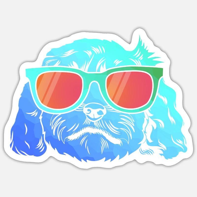 Cockapoo Dog Sticker size S (10 x 10 cm)