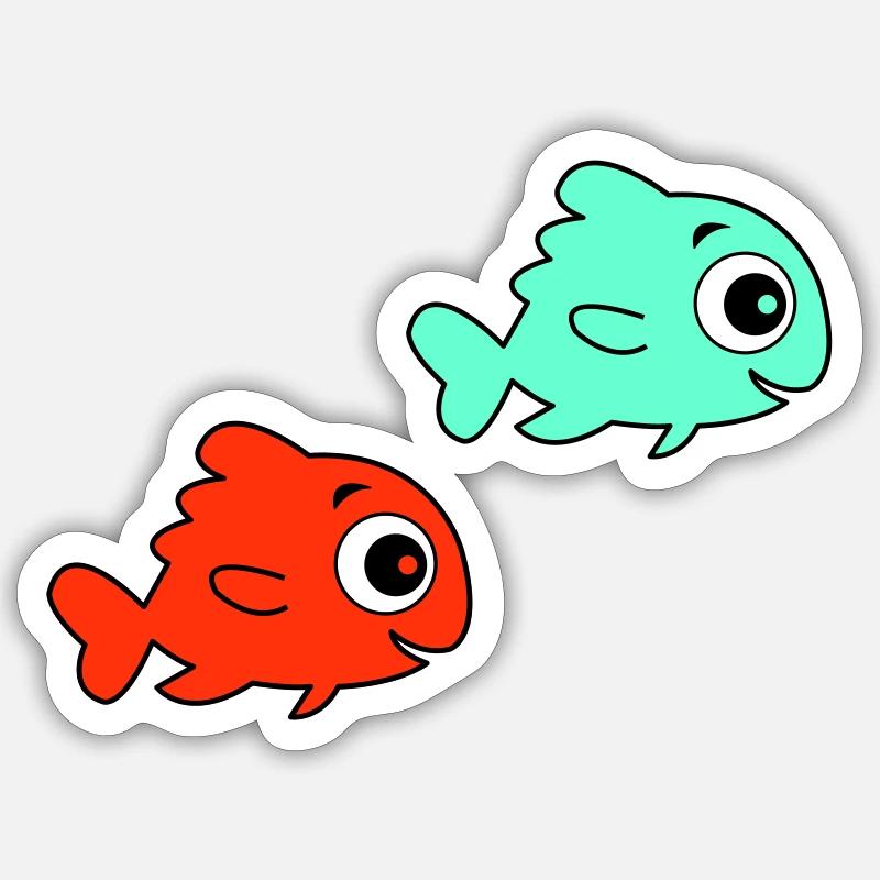 Pisces Sticker size S (10 x 10 cm)