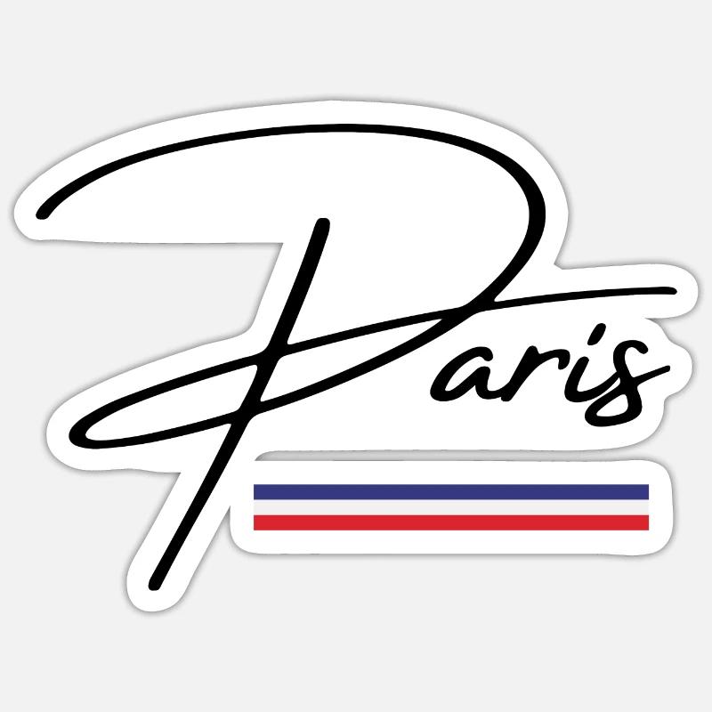 Paris Geschenkidee Sticker Größe S (10 x 10 cm)