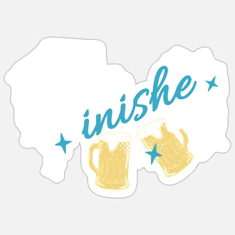 Abschluss Doktor Phinished Bier Sticker Größe S (10 x 10 cm)