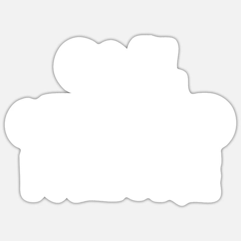Goal Oriented Failure - Sticker size S (10 x 10 cm) - white matte