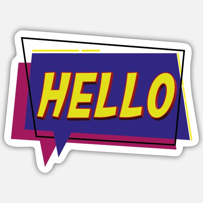 Sticker taille S (10 x 10 cm) - 