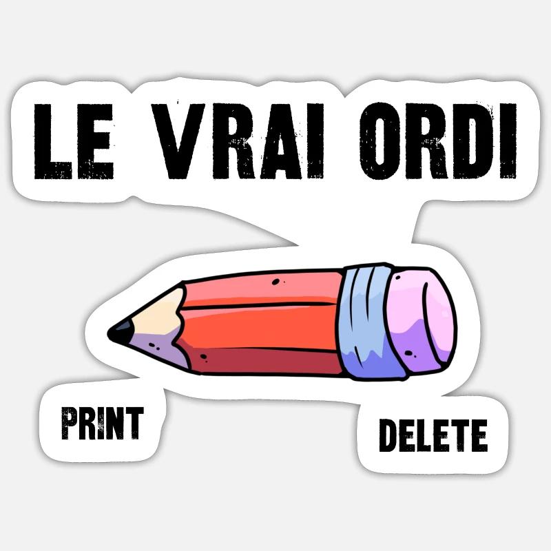 Sticker taille S (10 x 10 cm) - 