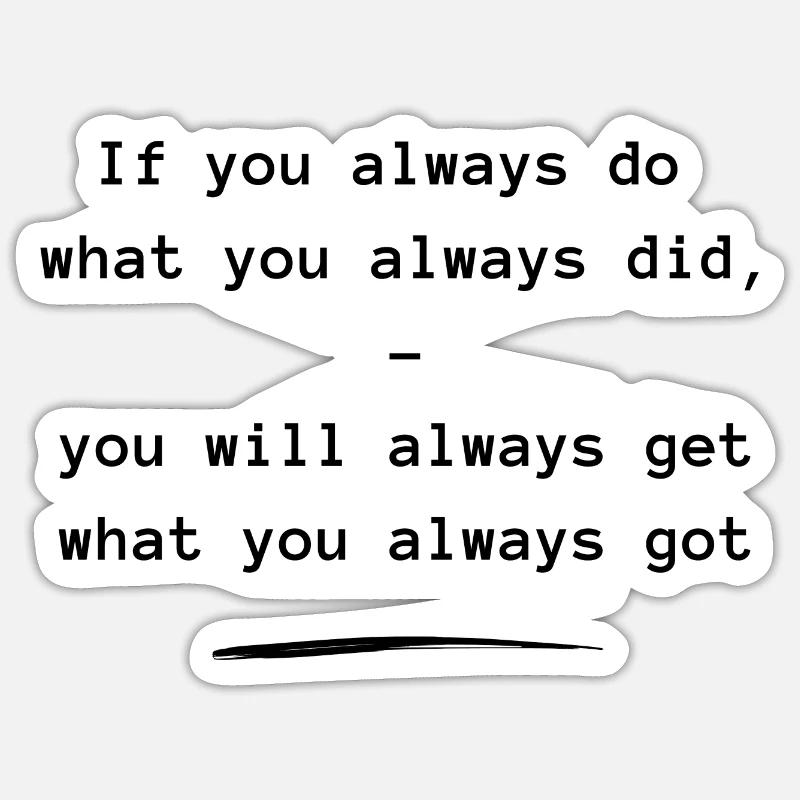 MINDSET Sticker Größe S (10 x 10 cm)