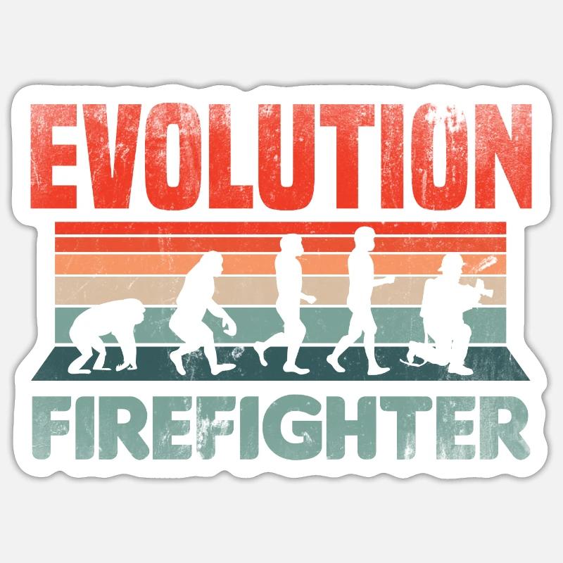 Évolution du golf du singe au golf masculin Sticker taille S (10 x 10 cm)