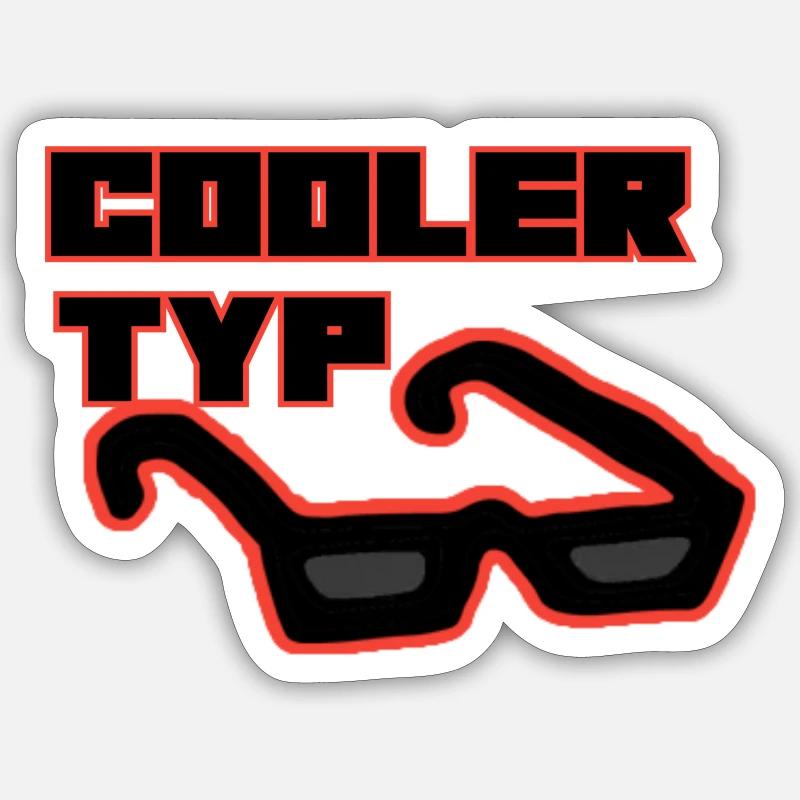 Cooler Typ Sticker Größe S (10 x 10 cm)