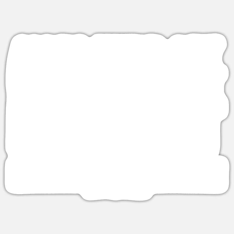 Helmut - Sticker Größe S (10 x 10 cm) - Mattweiß