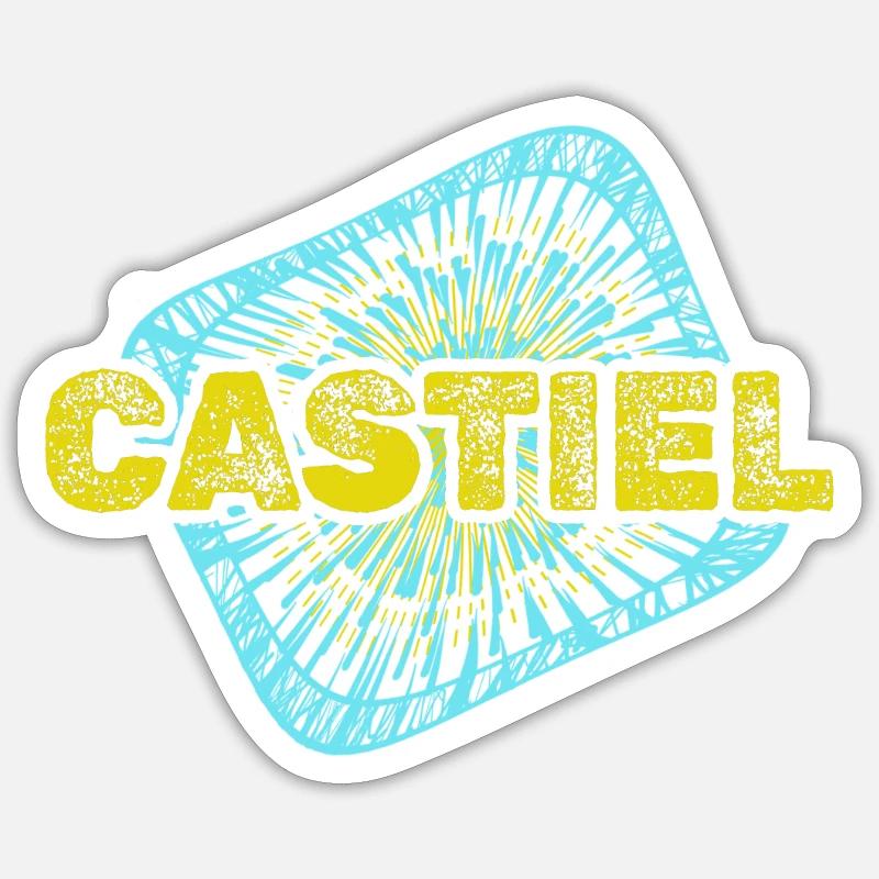 Warp Castiel - Sticker size S (10 x 10 cm) - white matte